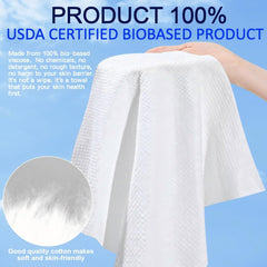 PUHPIG USDA biobased makeup remover with bamboo fibers for eco-friendly cleansing