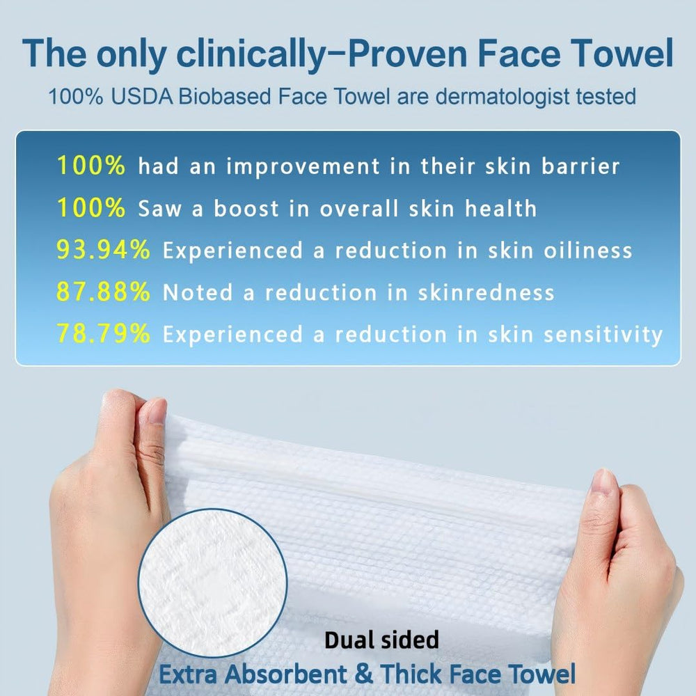 PUHPIG vegan bamboo fiber towels offer thick, soft skin care