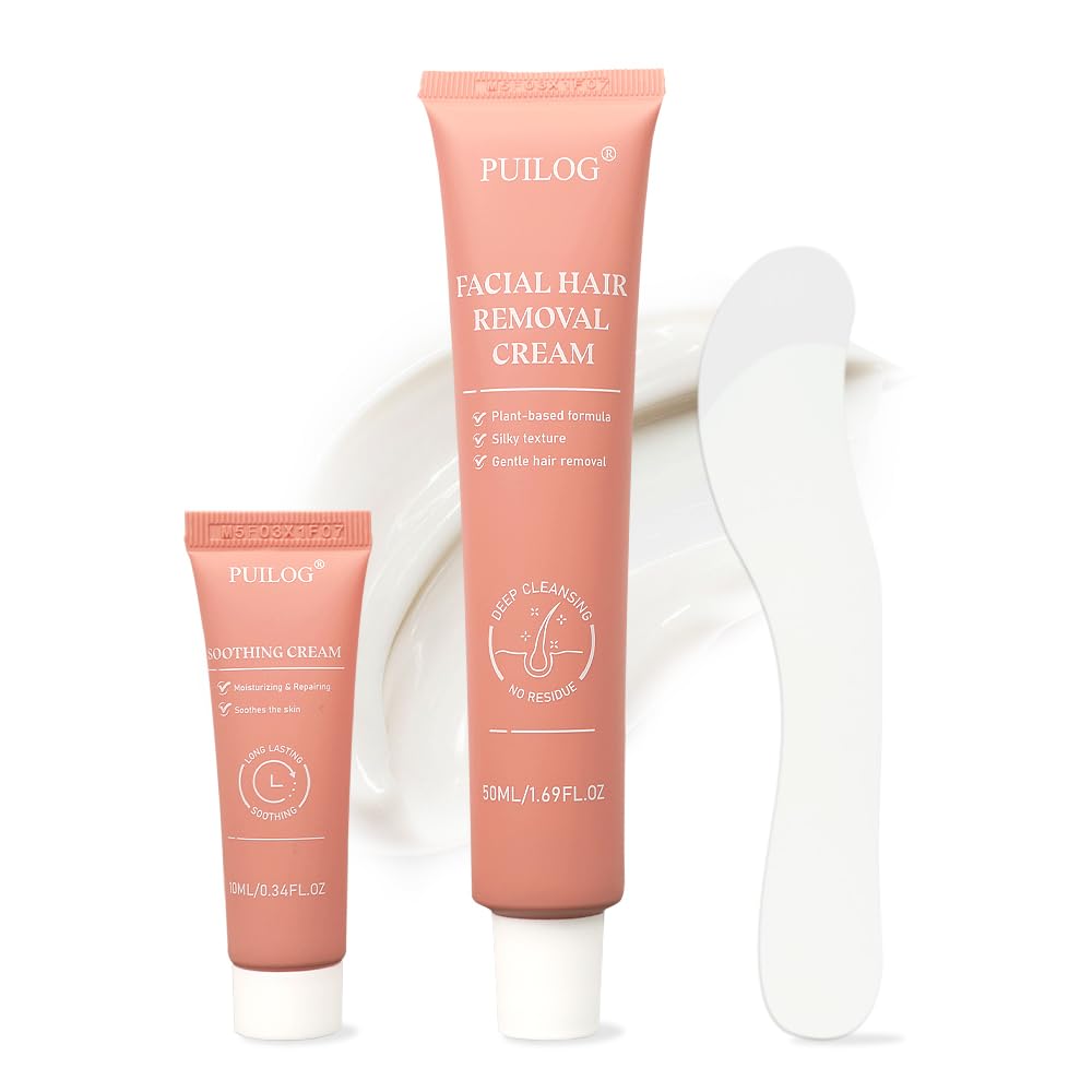 PUILOG facial hair removal kit packaging shown for easy travel and gifting