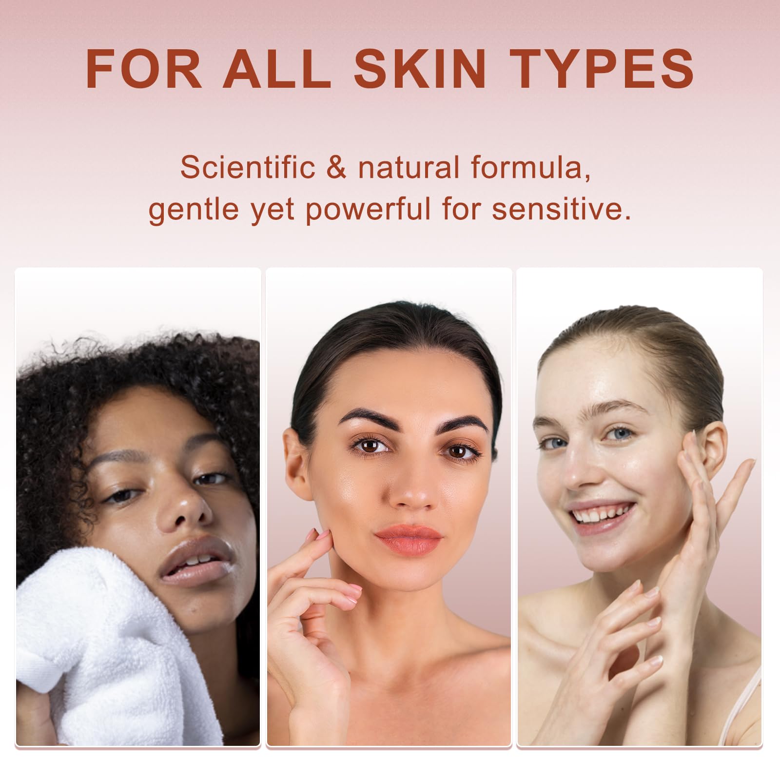 PUILOG natural botanicals illustration emphasizes calming ingredients and gentle formula