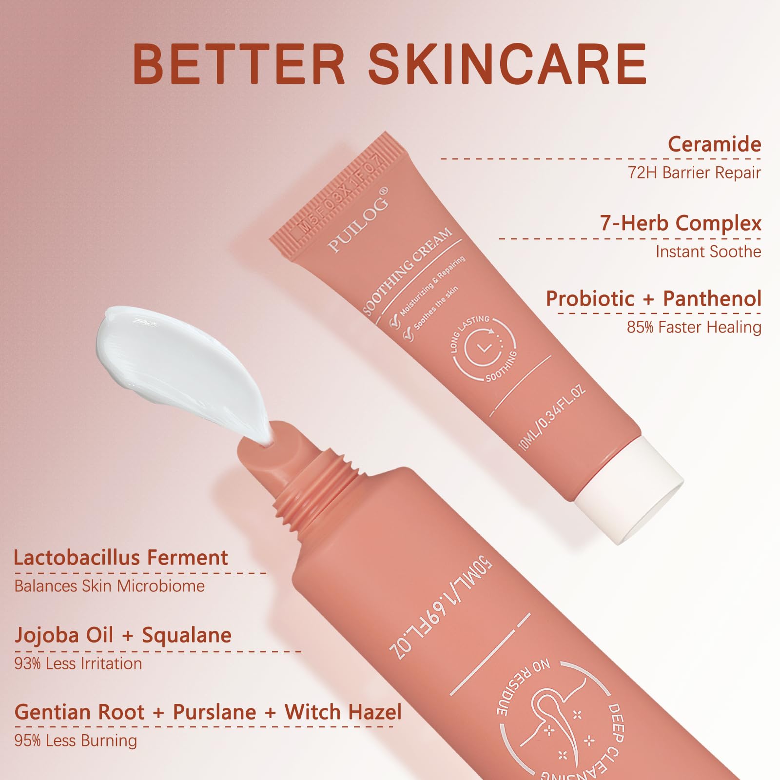 PUILOG soft-touch spatula ready for mess-free facial depilation and smooth results