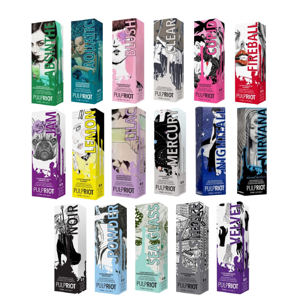 Pulp Riot Absinthe hair color post-application care and cool-water rinse