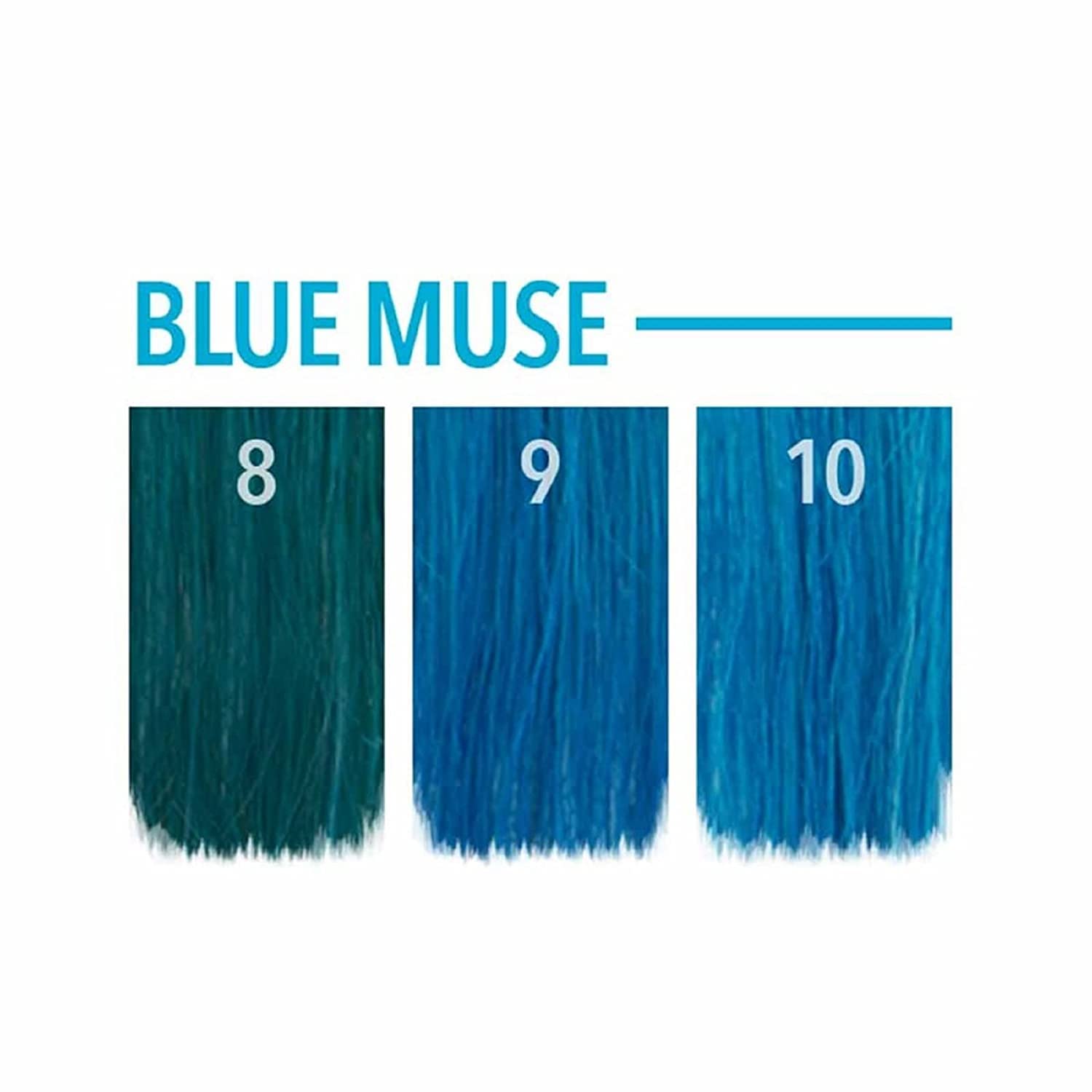 Pulp Riot Blue Muse swatch mix demonstrates color customization with other shades.