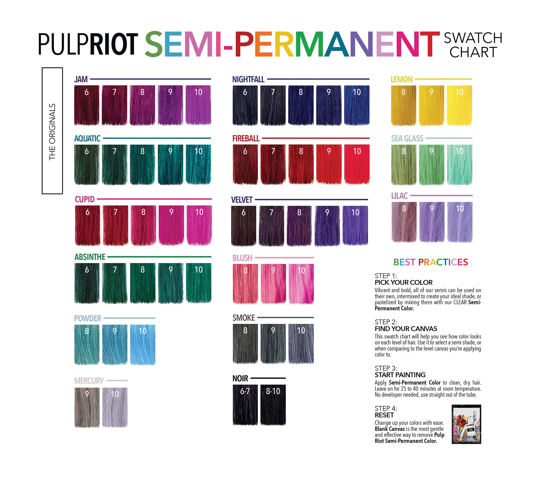 Pulp Riot Fireball 4oz vegan formula free of parabens and ammonia