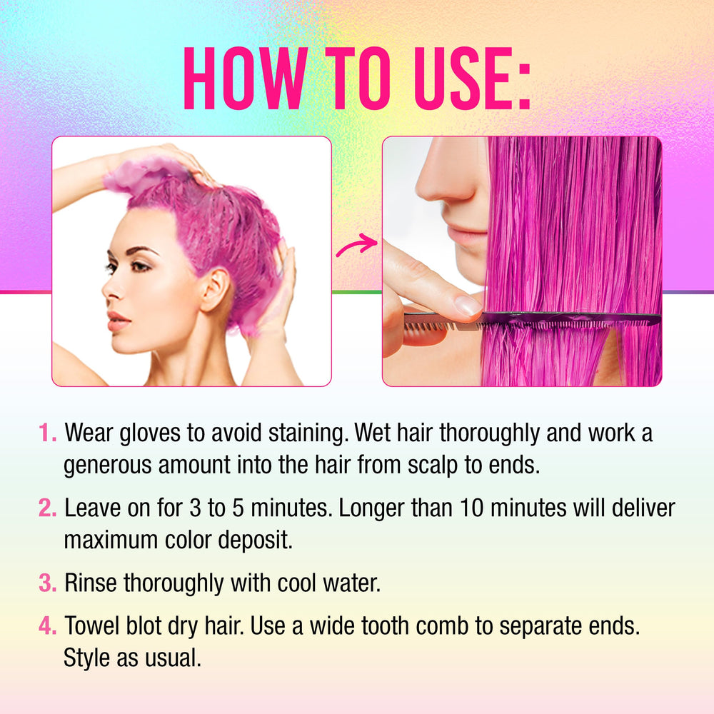 Punky Colour 3-in-1 shot shows color deposit for even tone.
