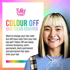 Punky Colour Off 20 Volume developer bottle ready for color removal application.