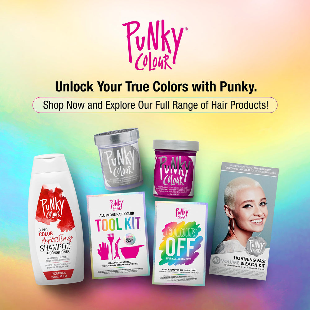 Punky Colour Redilicious closeup of rich red color deposit