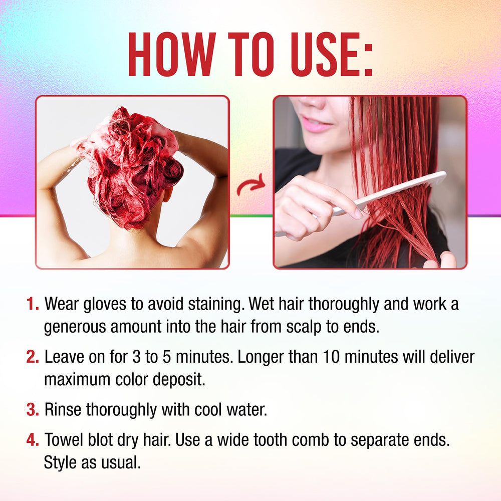 Punky Colour Redilicious ingredients highlight keratin amino acids and quinoa for stronger hair