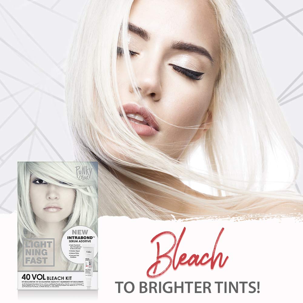 Punky Intrabond 40Vol Cream Peroxide bottle ready for lifting while preserving hair integrity.