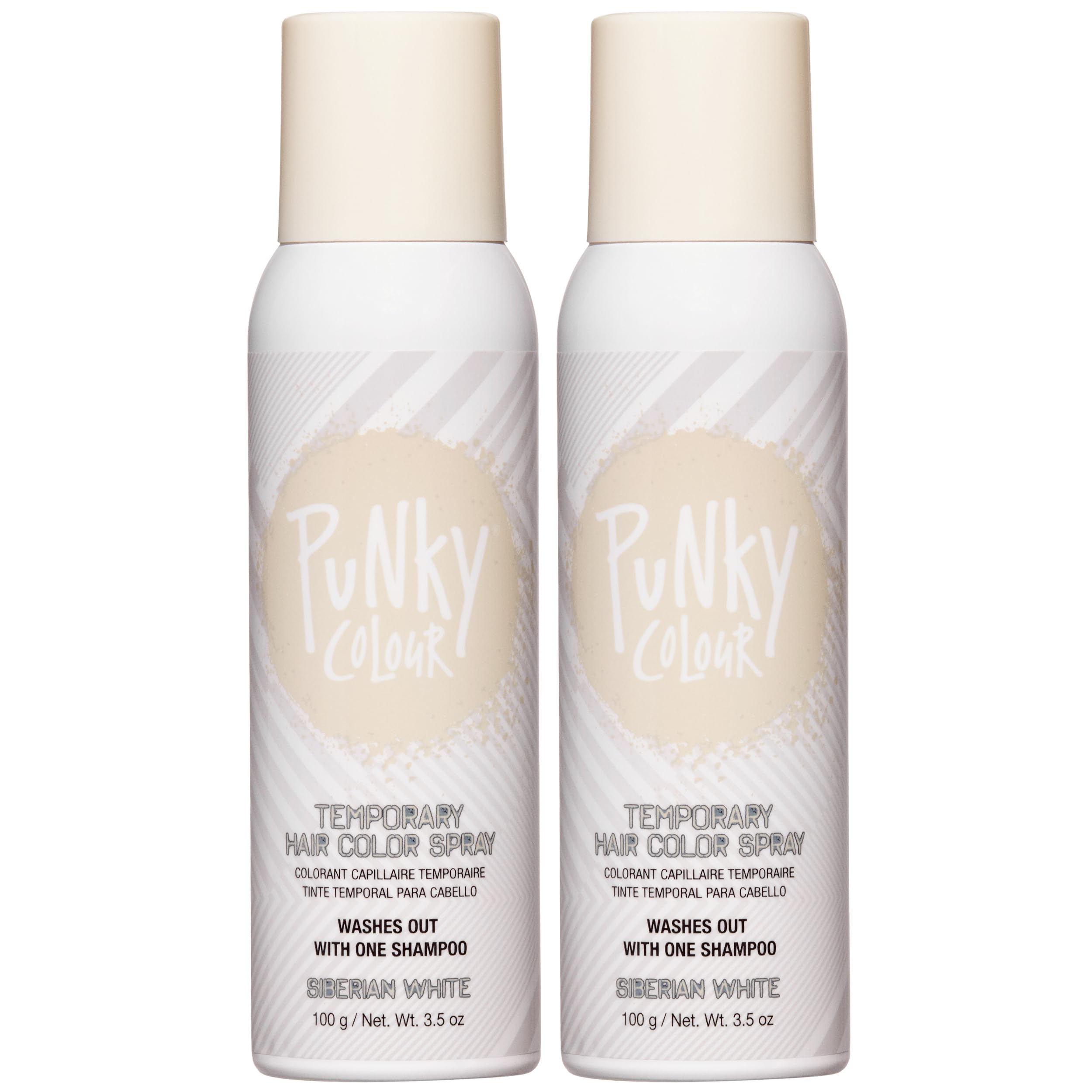 Punky Siberian White spray bottle ready for full-coverage color.