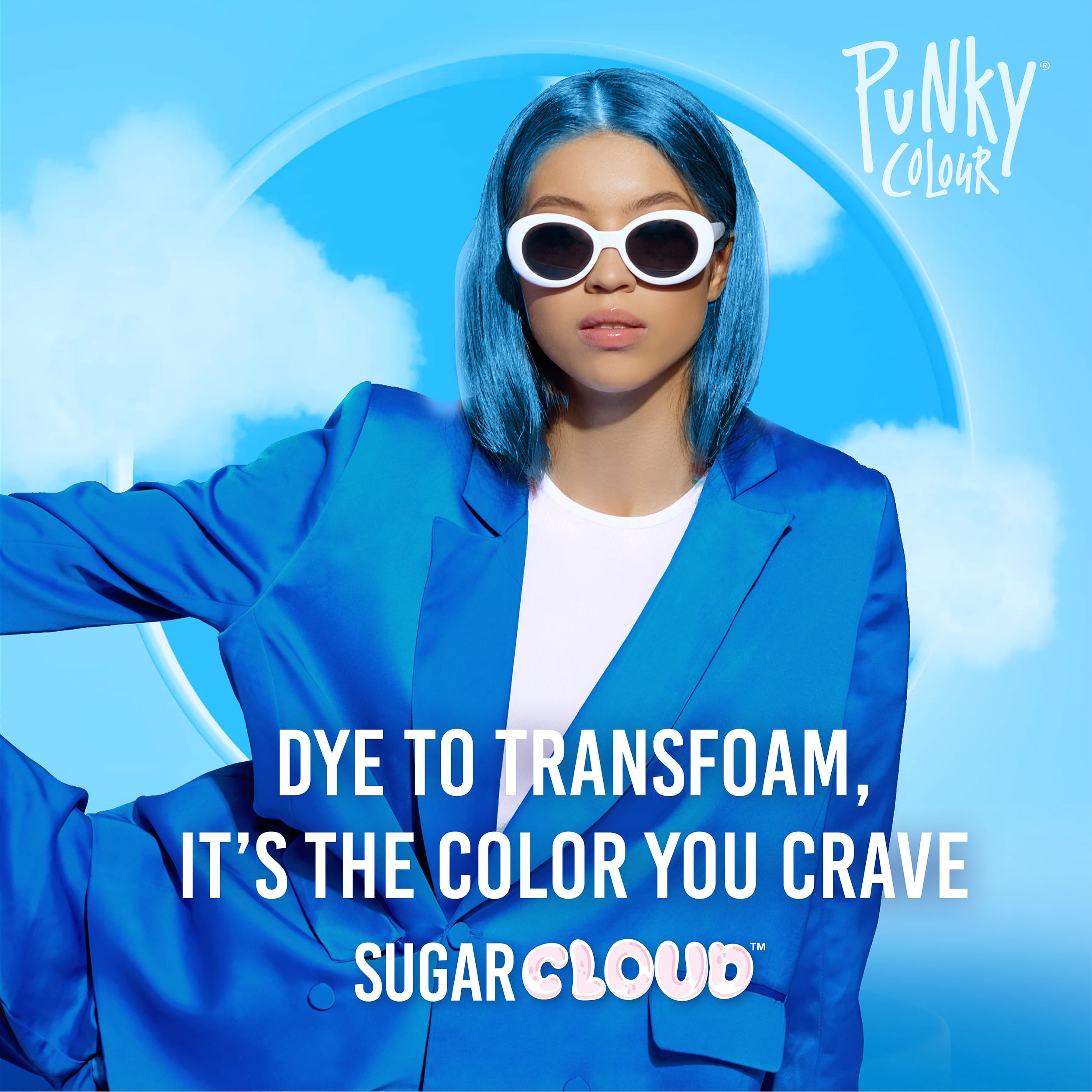 Punky Sugar Cloud Jawbreaker bottle closeup highlights airy foam and easy application.