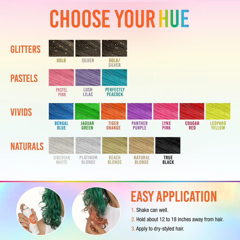 Punky Tiger Orange festival-ready look with mess-free application.