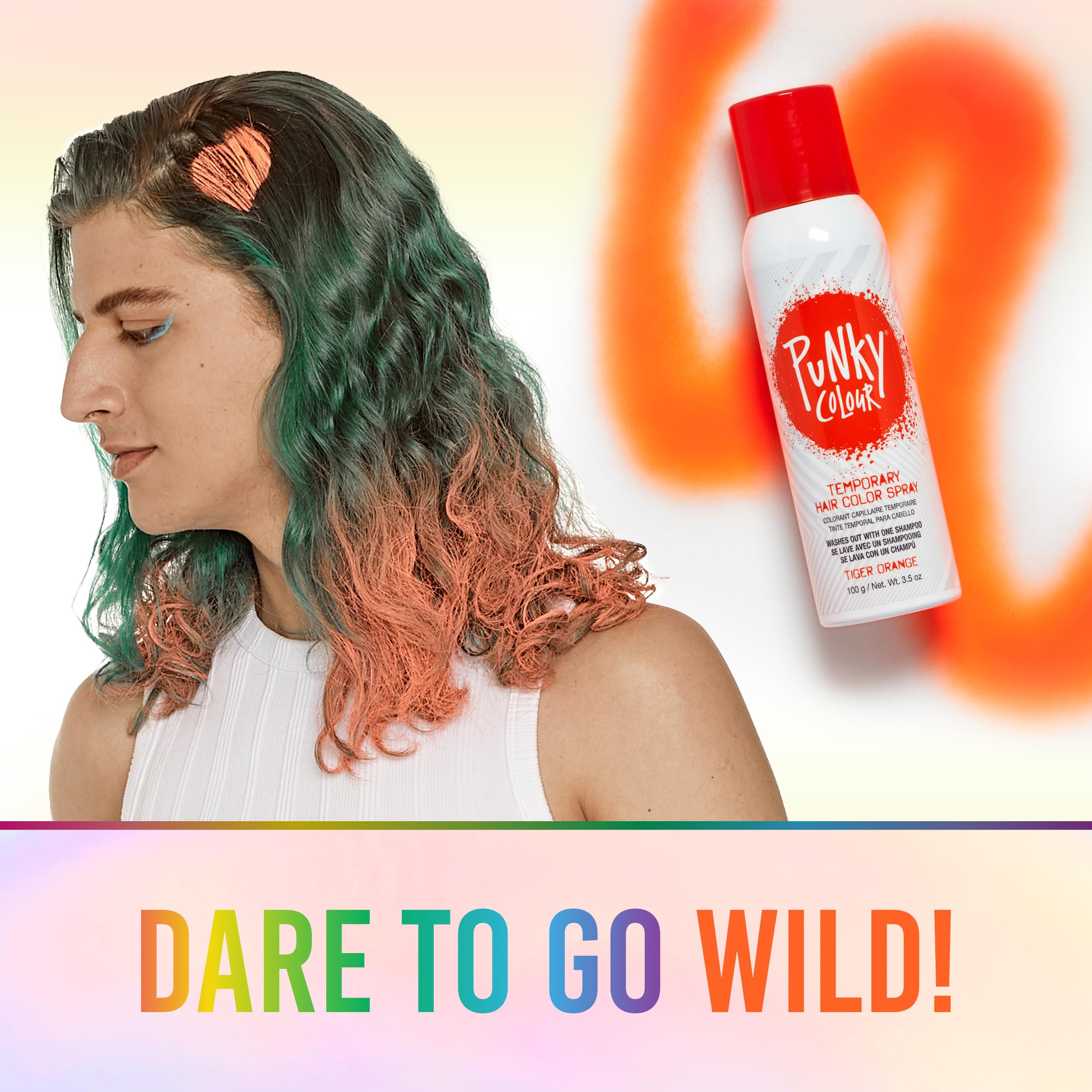 Punky Tiger Orange accent color for cosplay-ready styling.