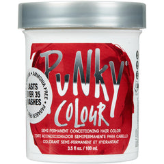 Punky Vermillon Rojo en bote, color intenso para el cabello.