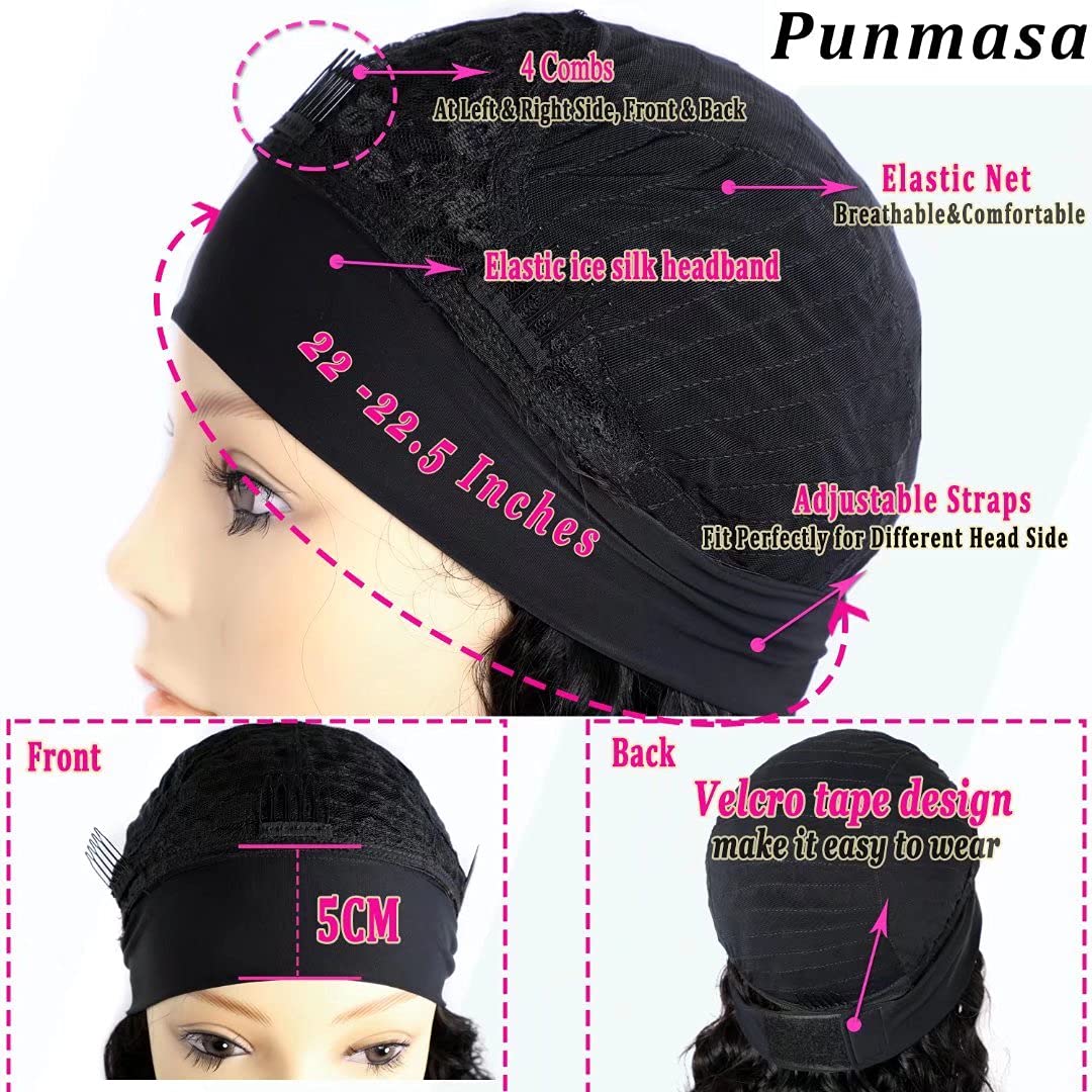 Punmasa headband wig 150% density delivers fuller, natural-looking volume