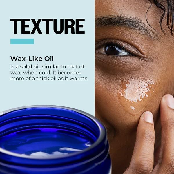 PurO3 fully ozonated jojoba oil texture reveals rich soothing consistency for dry or dull skin