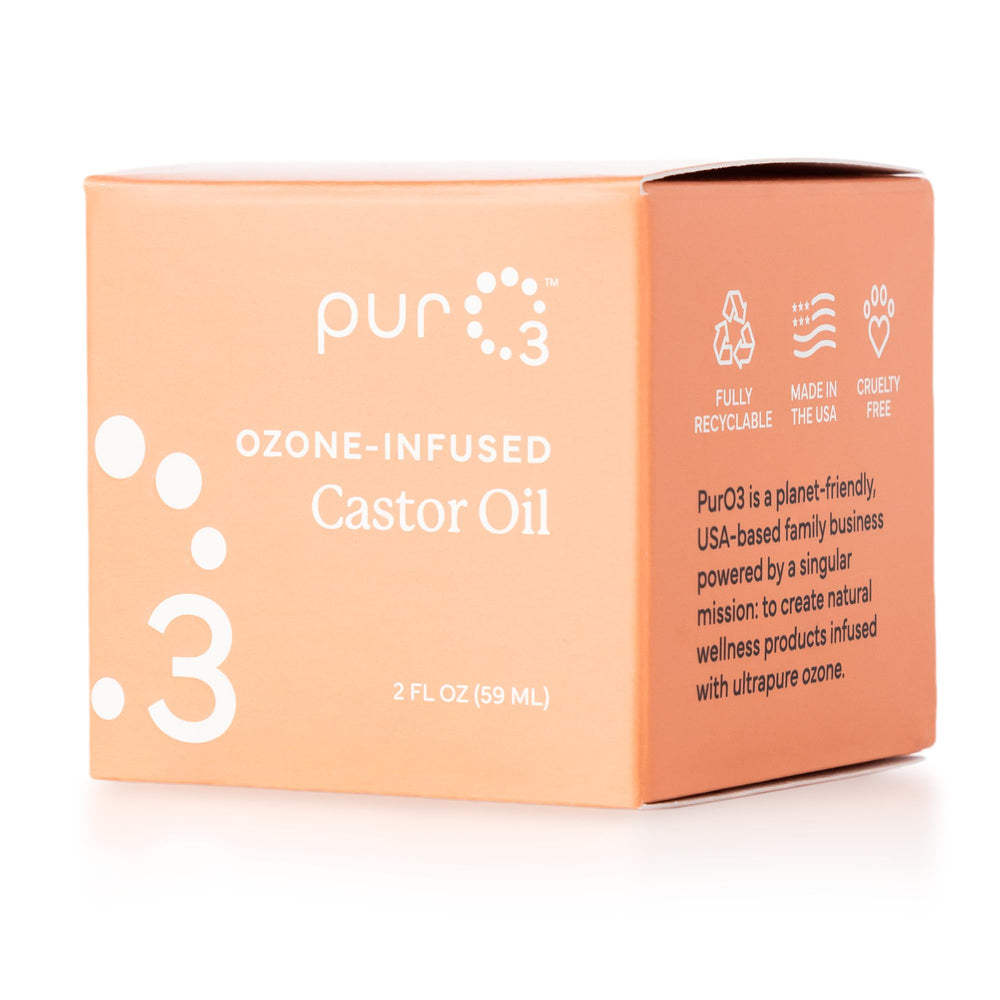 PurO3 glass jar on wood surface evokes premium craftsmanship and freshness