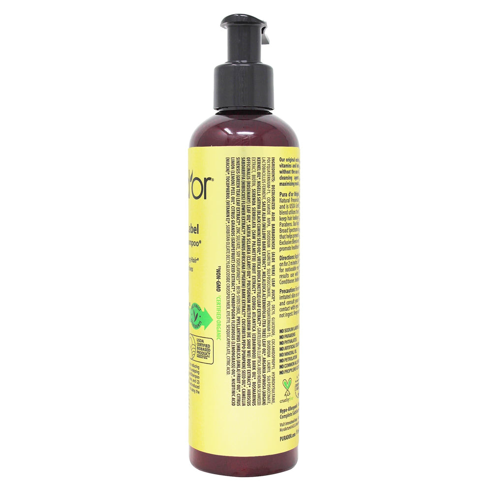 PURA D'OR Color-treated hair application illustrating gentle daily use