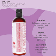 PURA D'OR conditioner being poured demonstrates cleansing and hydration in your routine.