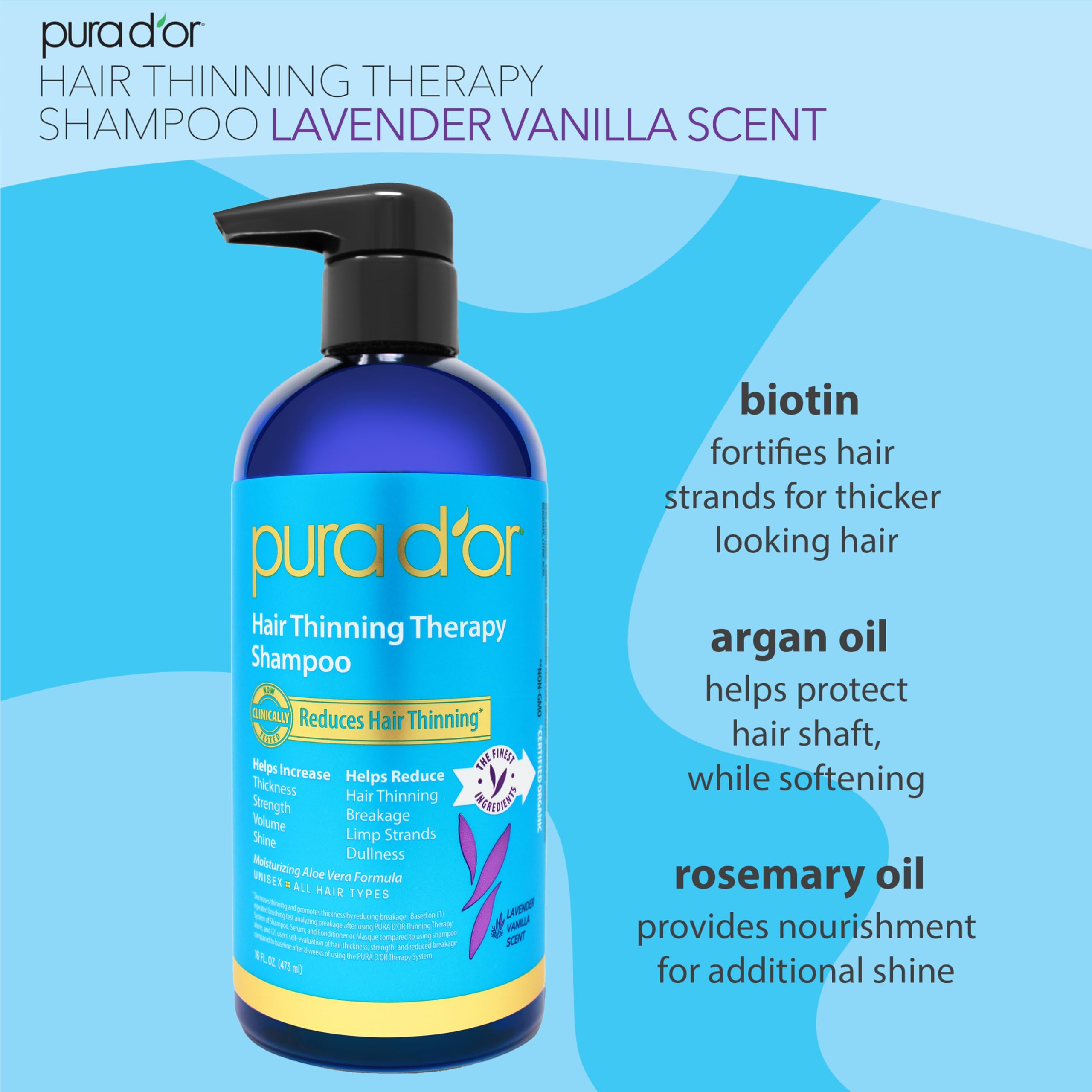 PURA D'OR lavender-vanilla scent drops evoke spa-like freshness and fragrance.