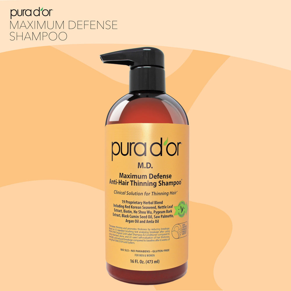 PURA D'OR MD vegan cruelty-free badge signaling ethical hair care