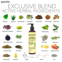 PURA D'OR Organic Argan Oil ingredient for premium shine enhancement
