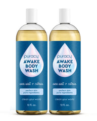 Puracy Body Wash bottle front with citrus scent for gentle daily cleansing.
