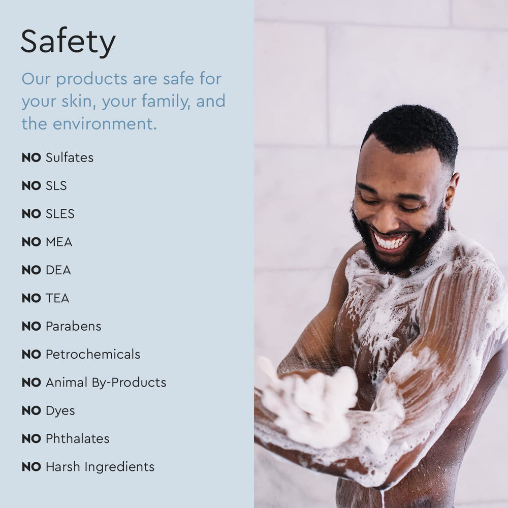 Puracy Body Wash hypoallergenic-label — suitable for sensitive, dry skin types