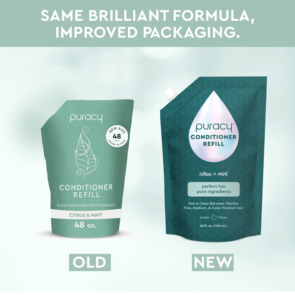 Puracy color-treated hair result demonstrates lasting shine and gentle care.