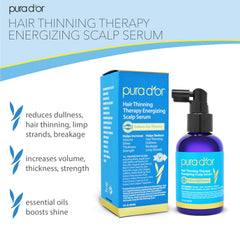 Puradordor hair thinning therapy serum pump-dispense ready for easy daily use.