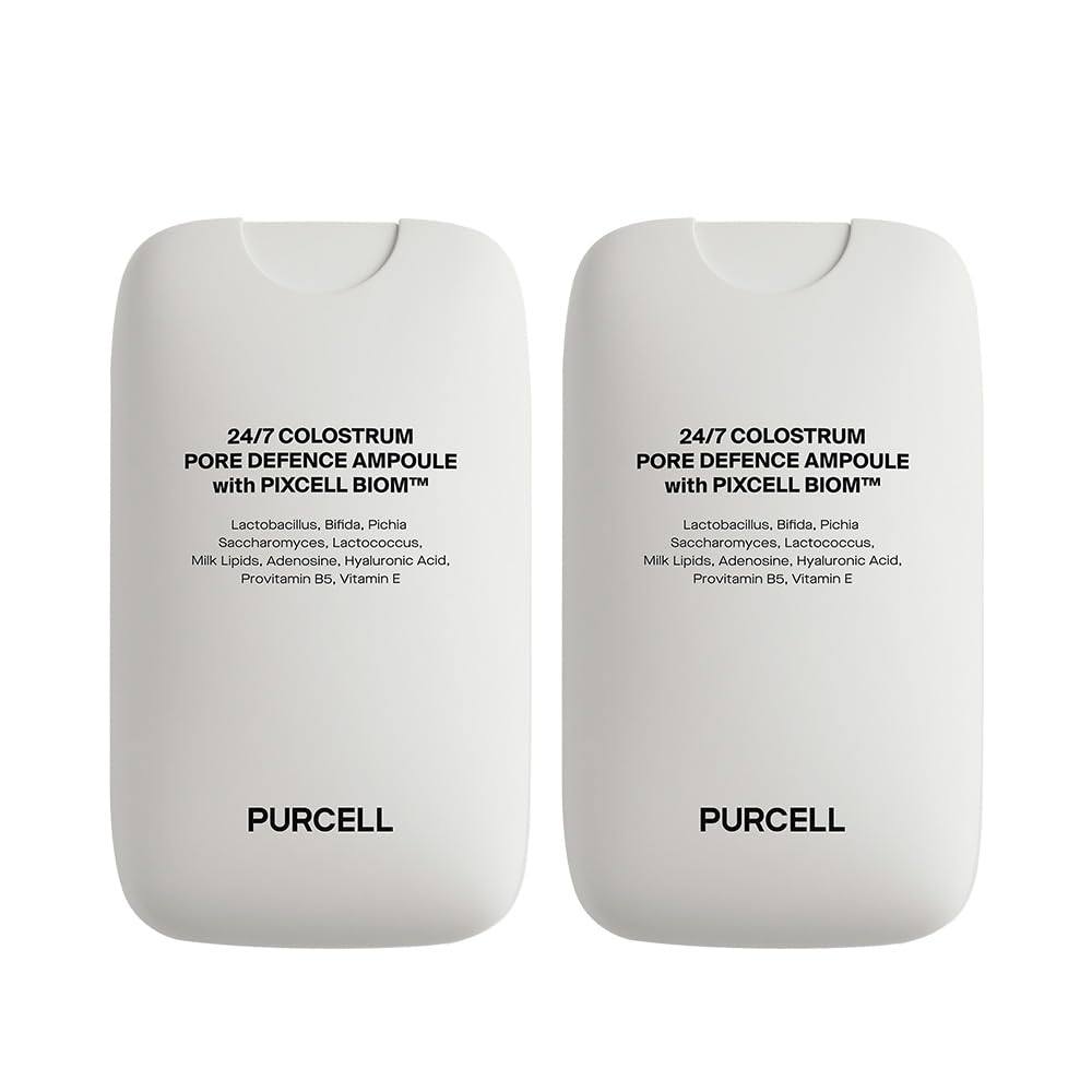 PURCELL 24/7 Colostrum Ampoule Mist bottle view shows fragrance-free hydration for makeup prep