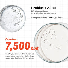 Purcell 24/7 Colostrum Ampoule Mist closeup shows a fine mist for dewy finish.