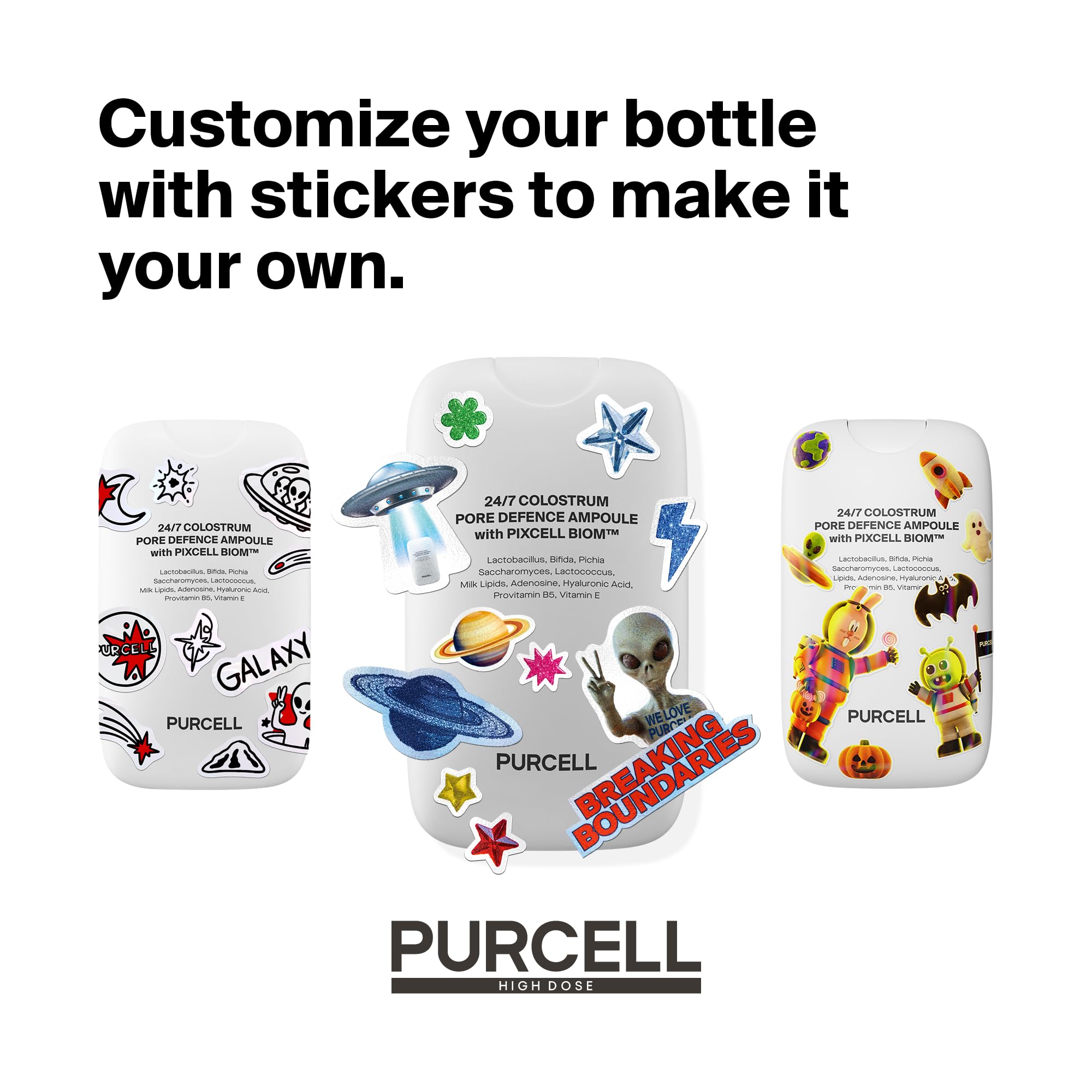 Purcell 24/7 Colostrum Ampoule Mist even spray for consistent application.