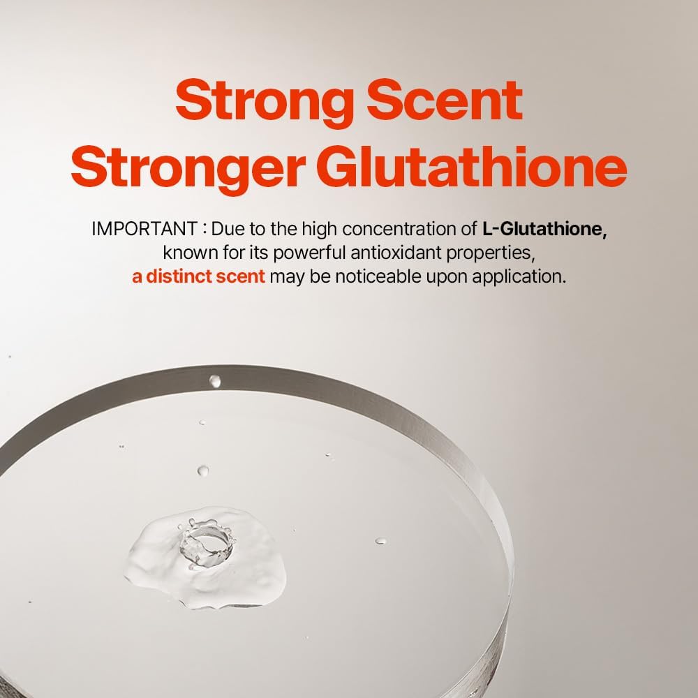 Purcell glutathione 5percent liposome drops image emphasizes targeted delivery for even skin tone.