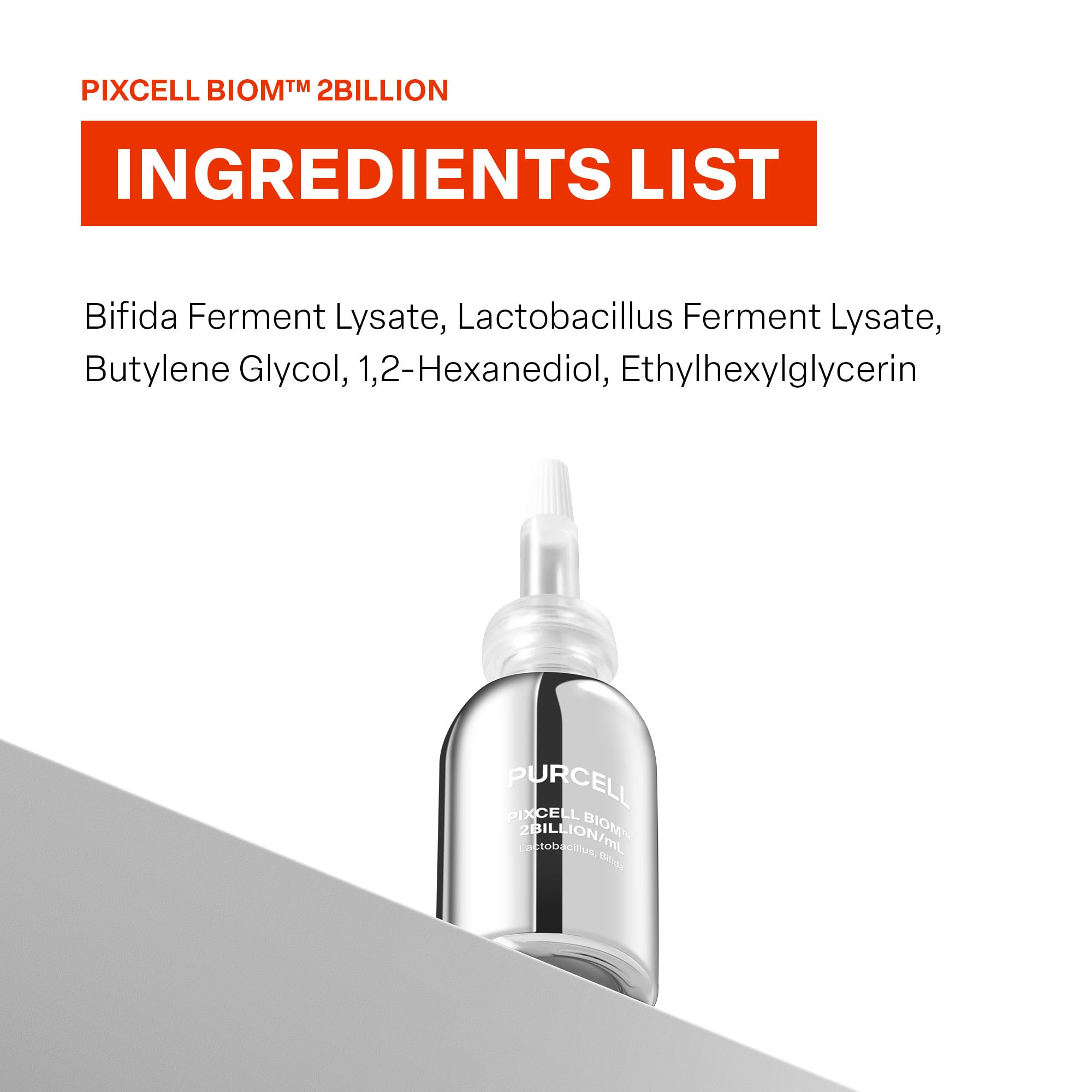 PURCELL Pixcell Biom hydration sheen suggests immediate comfort on the skin