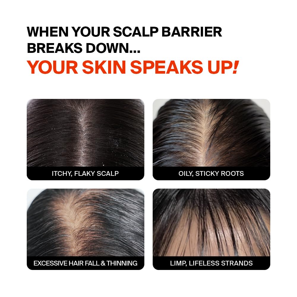 PURCELL Pixcell Biom tonic label close-up highlights clean ingredients for scalp care.