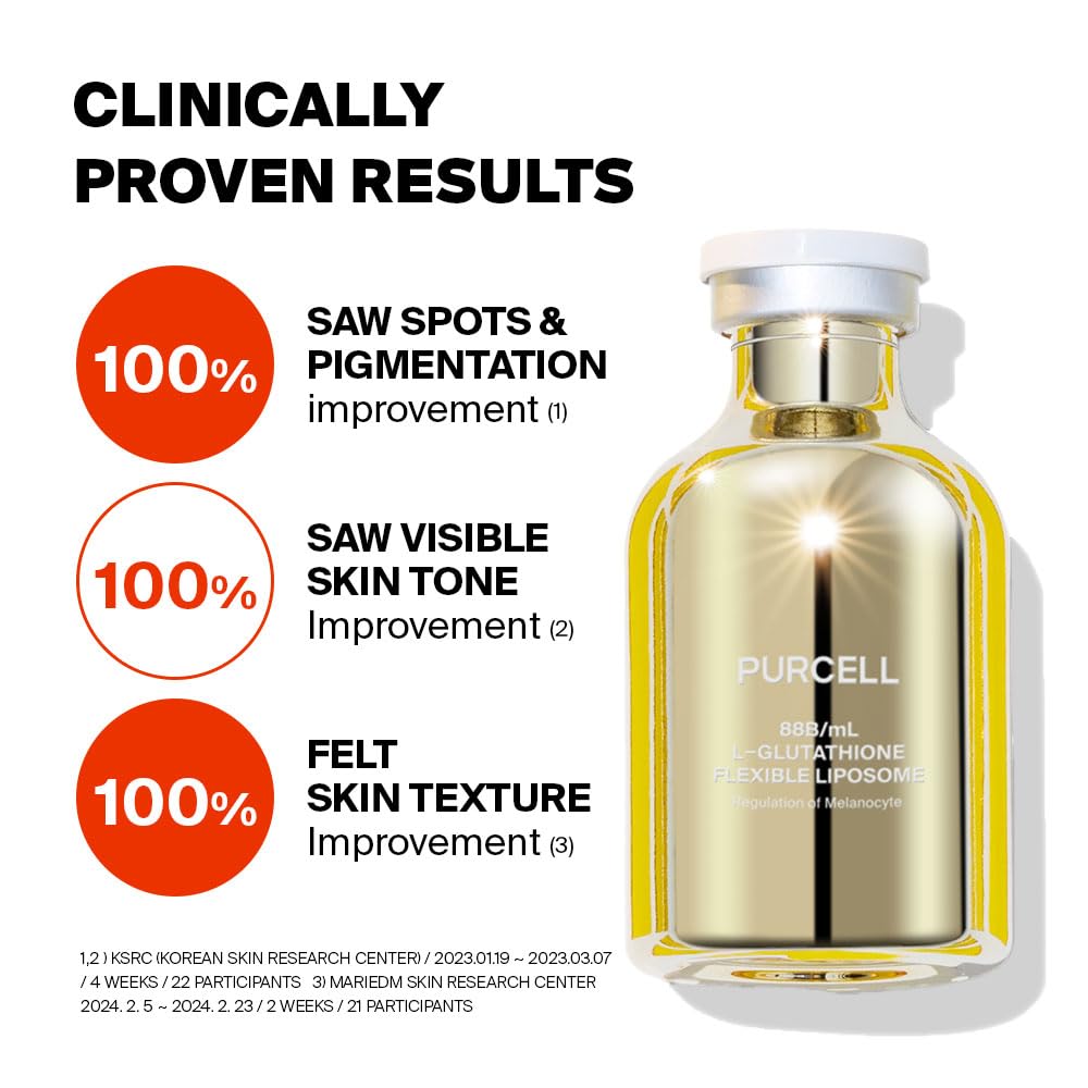 PurCELL serum targets uneven tone and dark spots for a more uniform complexion.