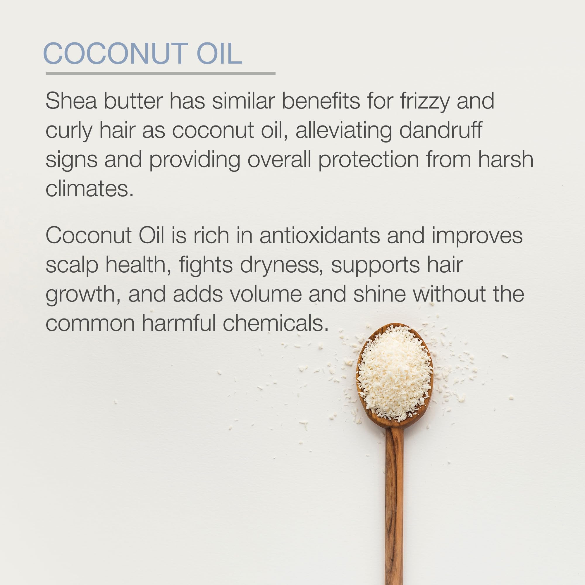 Pure Body Naturals Coconut Oil Hair Mask frizz-control — helps tame frizz on curly hair.