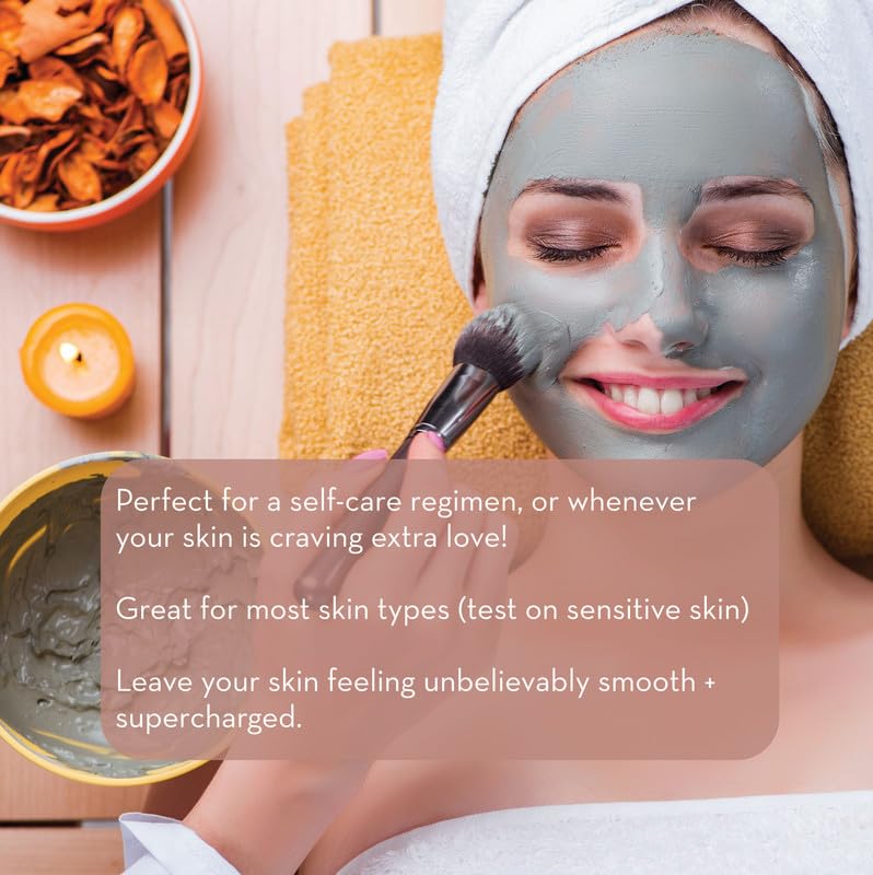 Pure Body Naturals Dead Sea Mud Mask rinse-off reveals refreshed pores.