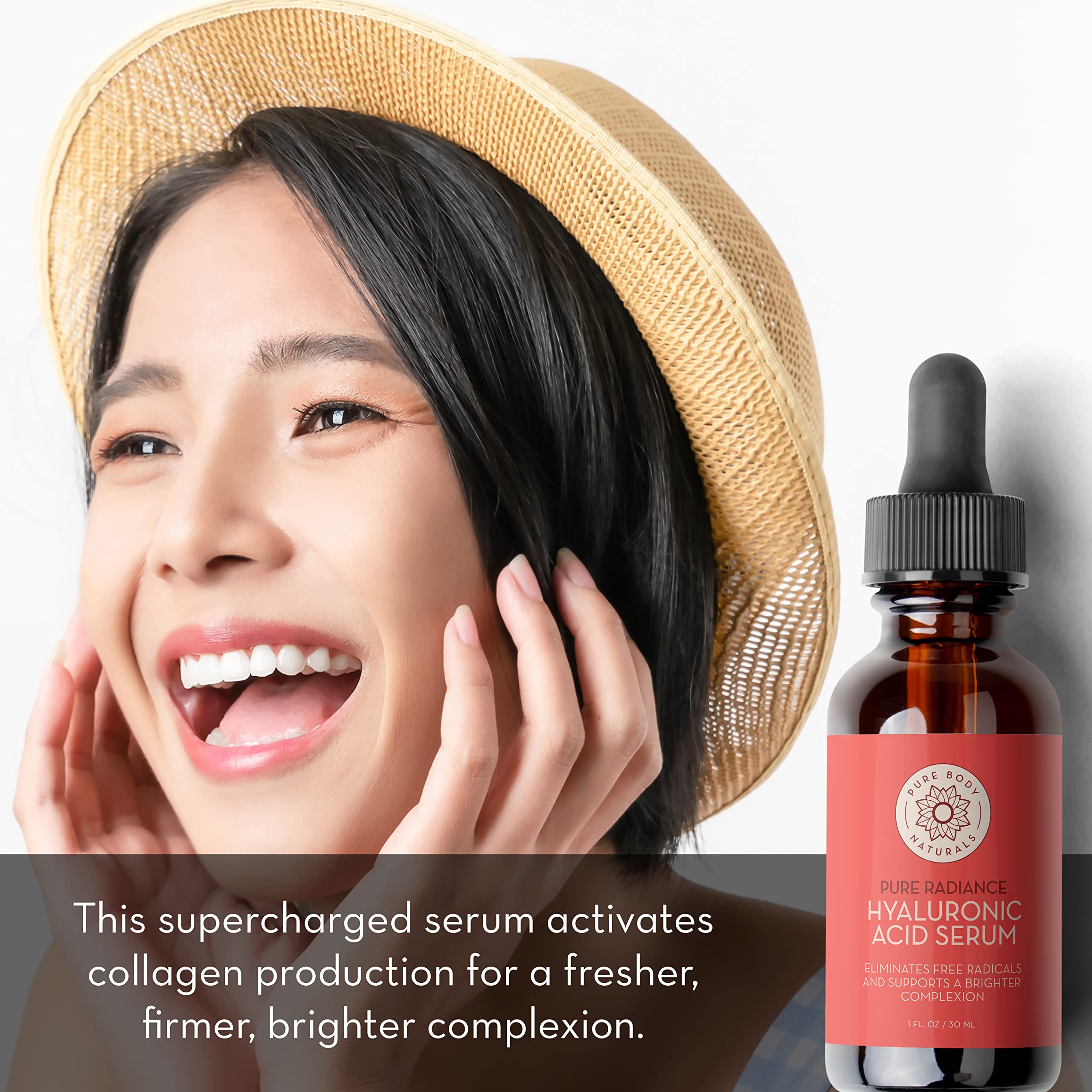Pure Body Naturals facial serum gift set packaging shows versatile skincare options.