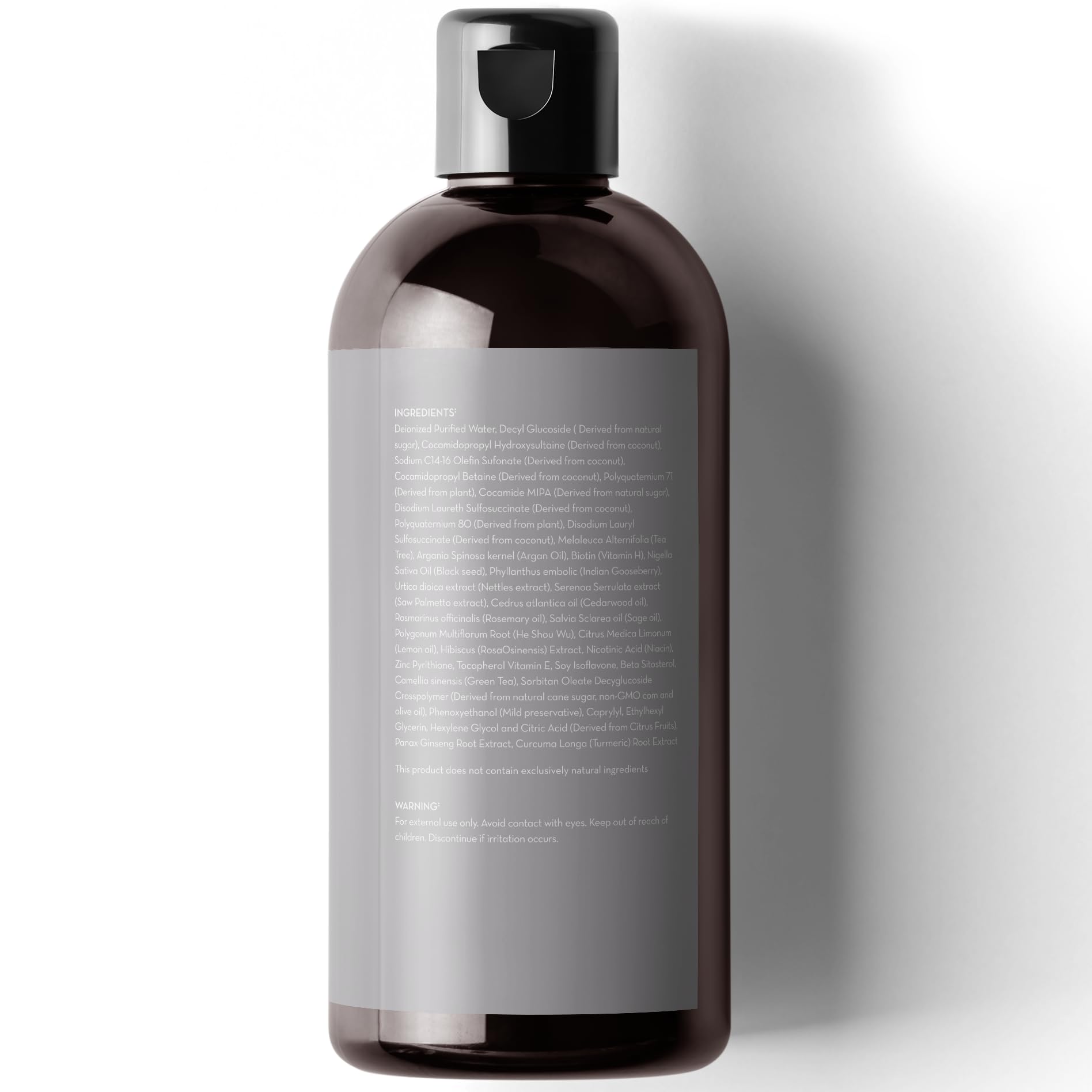 Pure Body Naturals after-wash shine on hair and healthy-looking finish.