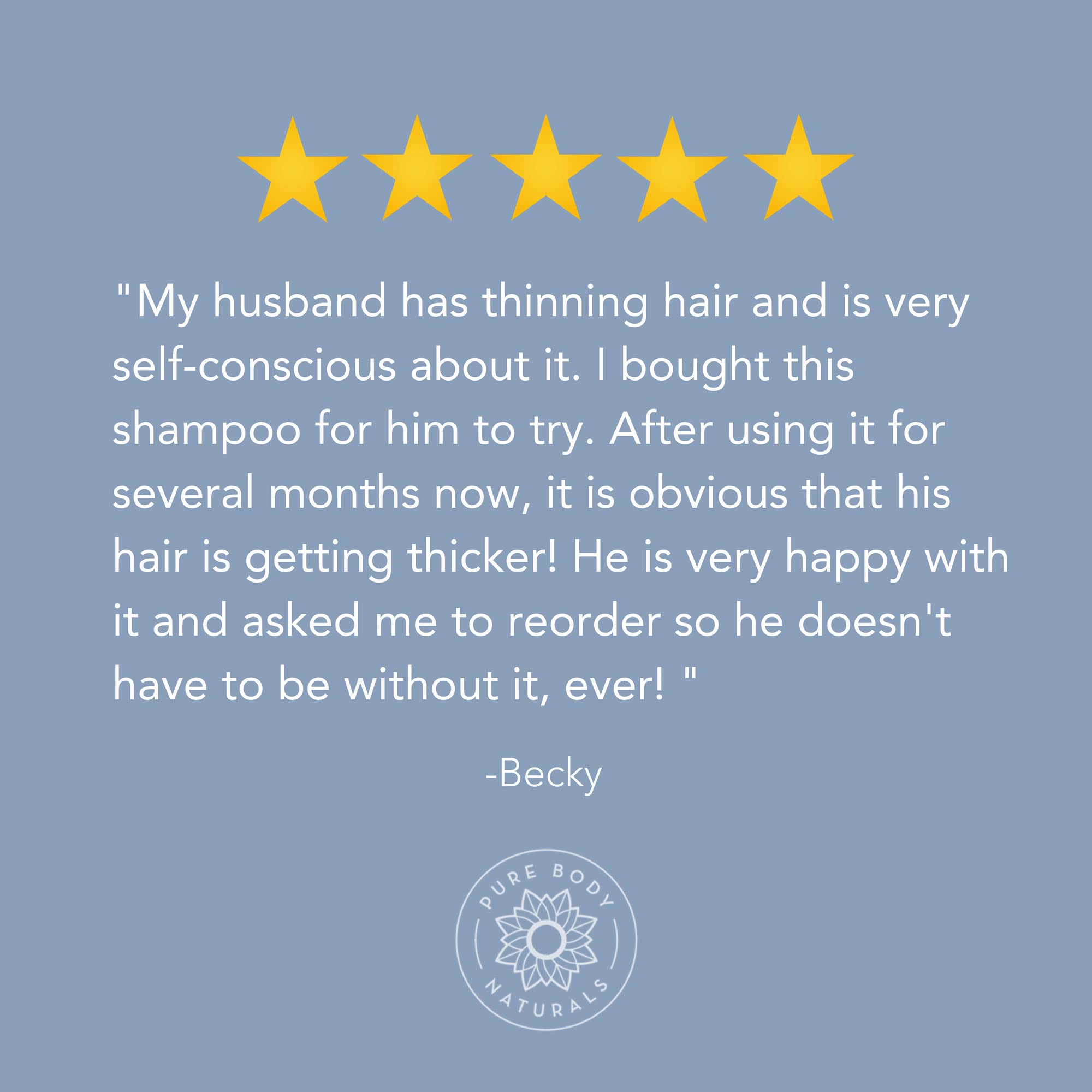 Pure Body Naturals shampoo during scalp massage to nourish hair follicles.