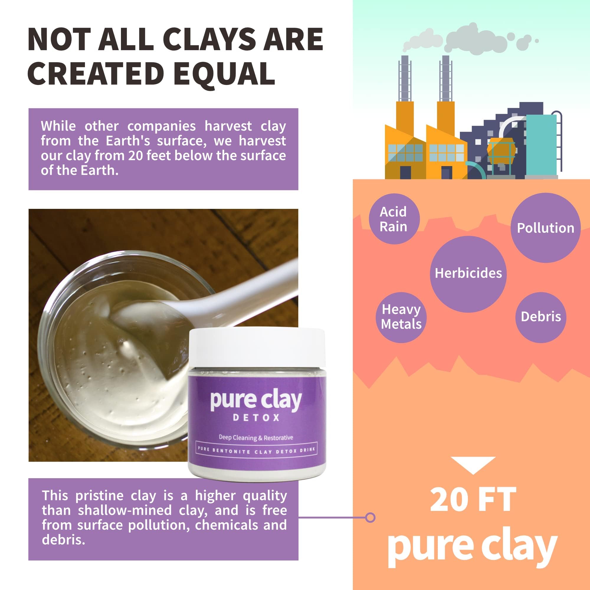 Pure Clay hair treatment applying clay for scalp cleansing and shine.