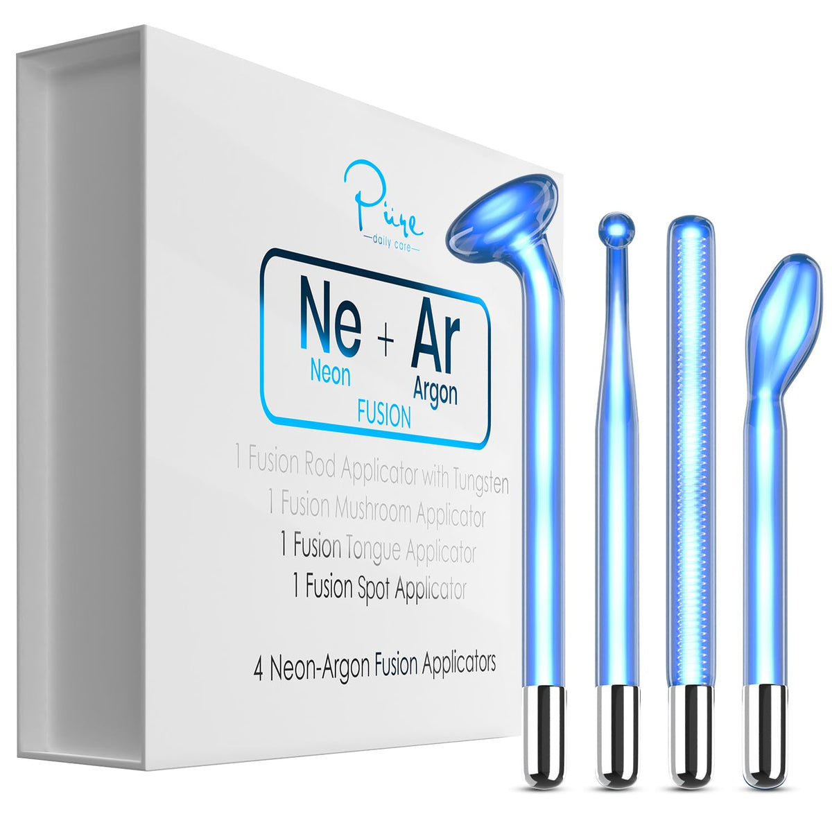 Pure Daily Care Fusion Bent Wand enables precise micro-targeting on facial contours.