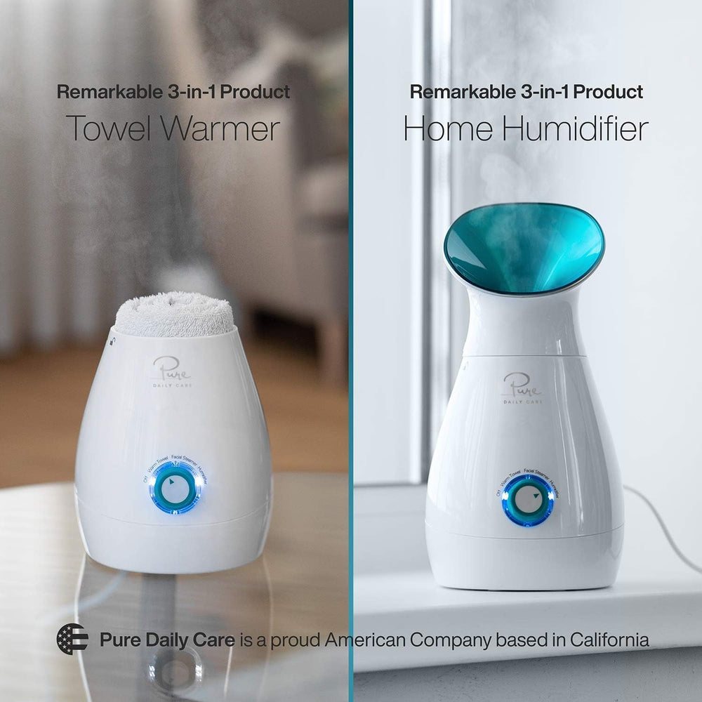 Pure Daily Care Nanosteamer auto shutoff prevents dry runs and preserves water.