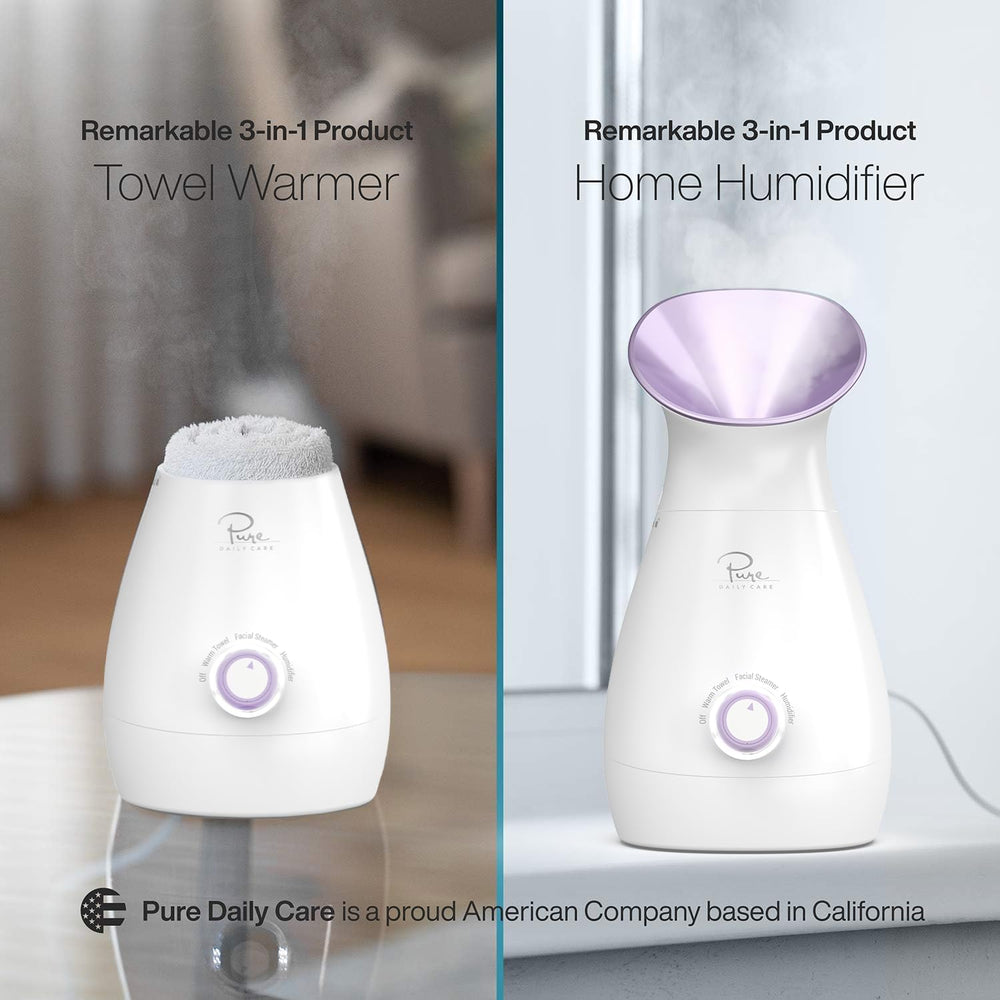 Pure Daily Care NanoSteamer auto shutoff for safe, unattended use.