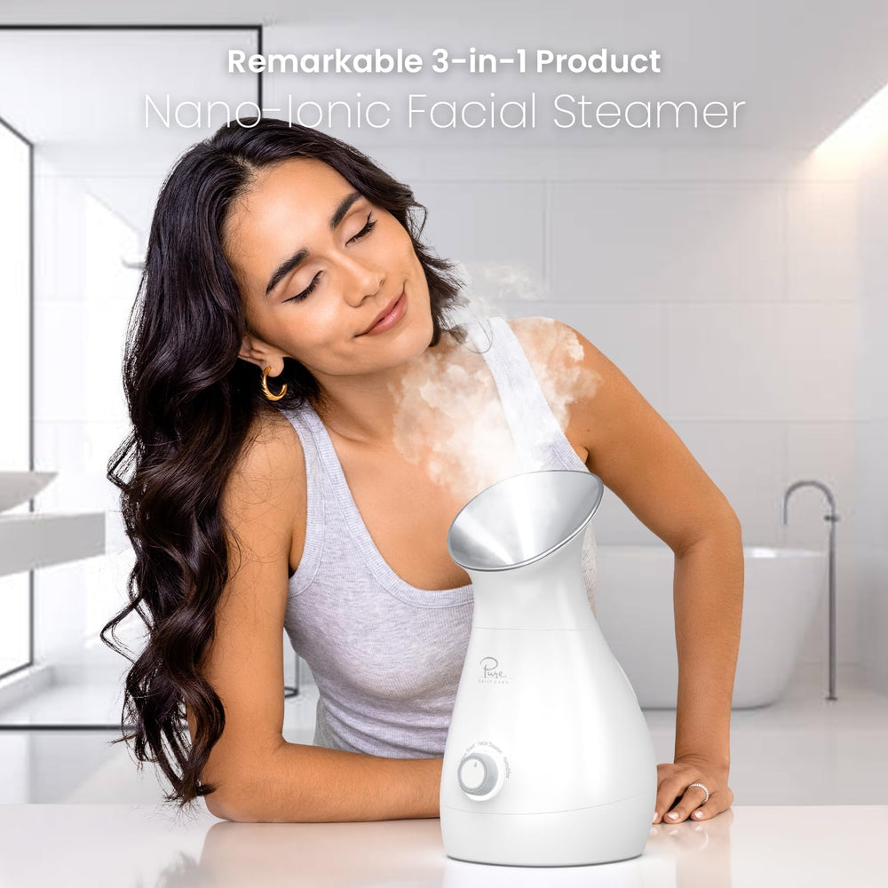 Pure Daily Care Nanosteamer 200ml water tank enabling longer sessions