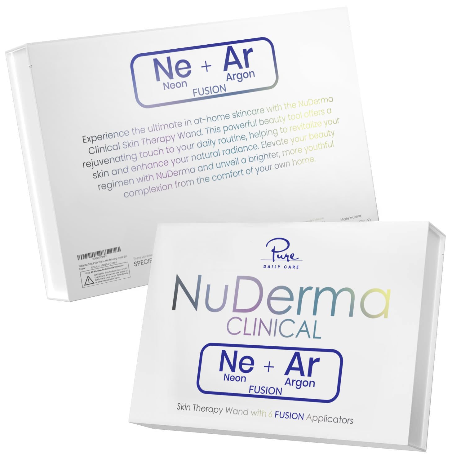 Pure Daily Care NuDerma fusion rod wand with tungsten for broader-area treatment