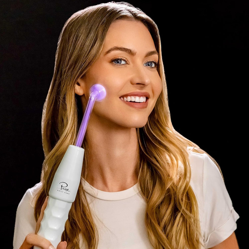 Pure Daily Care NuDerma fusion tongue wand for precise facial treatment and glow