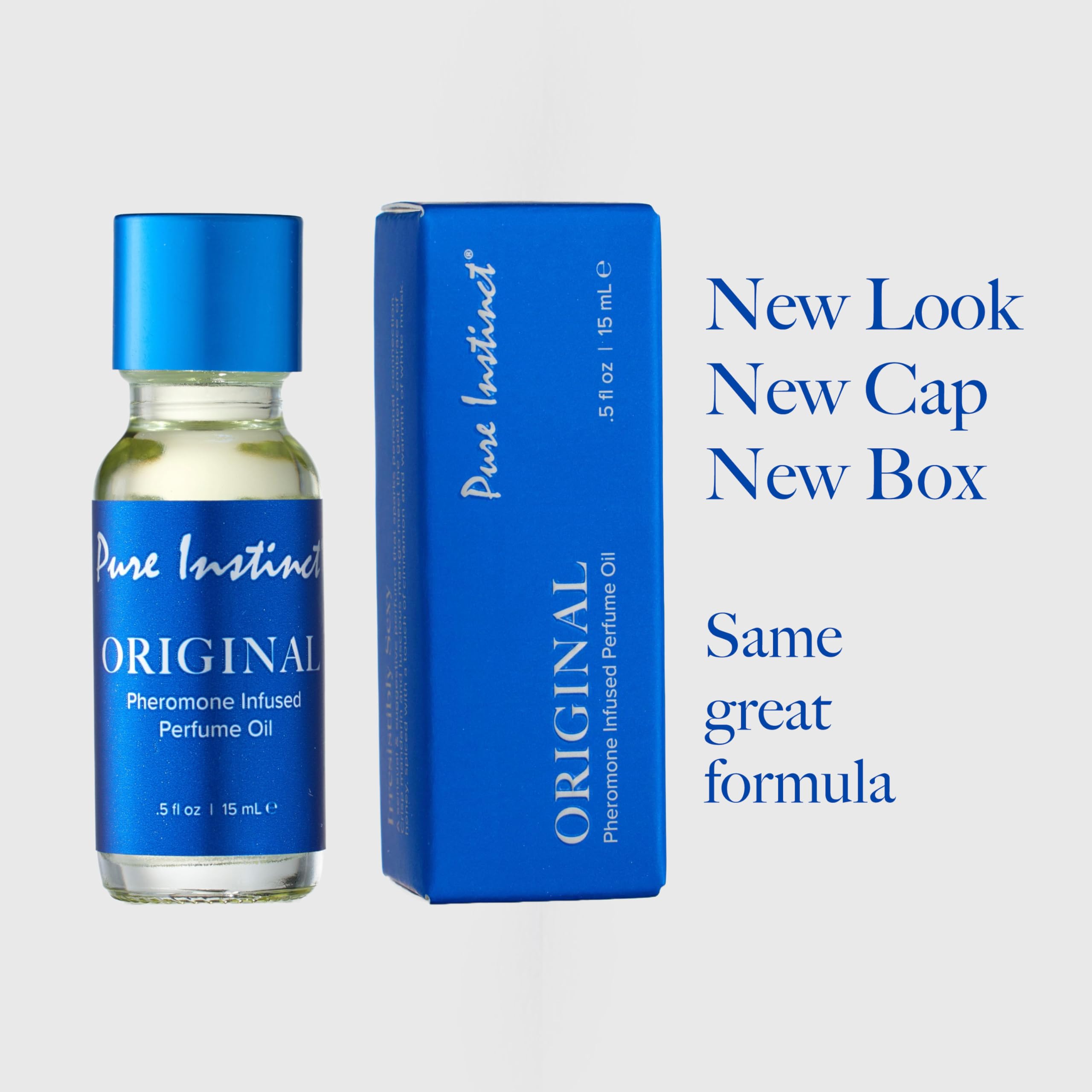 Pure Instinct massage-ready silky texture ideal for relaxation.